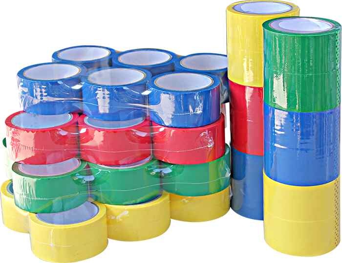 Acrylic BOPP Adhesive Green/Yellow/Blue/Red Color Tape - China Packaging  Tape, Stationery Tape